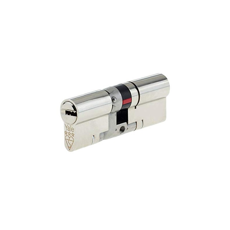 Yale Platinum 3 Star Euro Profile Cylinder PYS35050N (45/10/45-100mm) Nickle