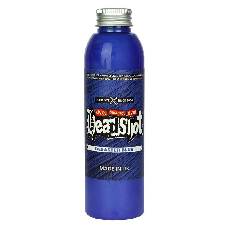 Headshot Desaster Blue Semi-Permanent Hair Dye 150ml