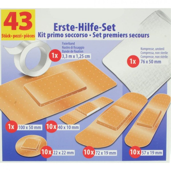 First-Aid Kit 43 Teilig 2er Set