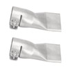 2Pcs Flat Welding Nozzle, Stainless Steel 40mm Weld Nozzle, Easy