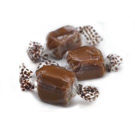 AvenueSweets - Handcrafted Individually Wrapped Soft Caramels - 8 oz Bag - Pecan