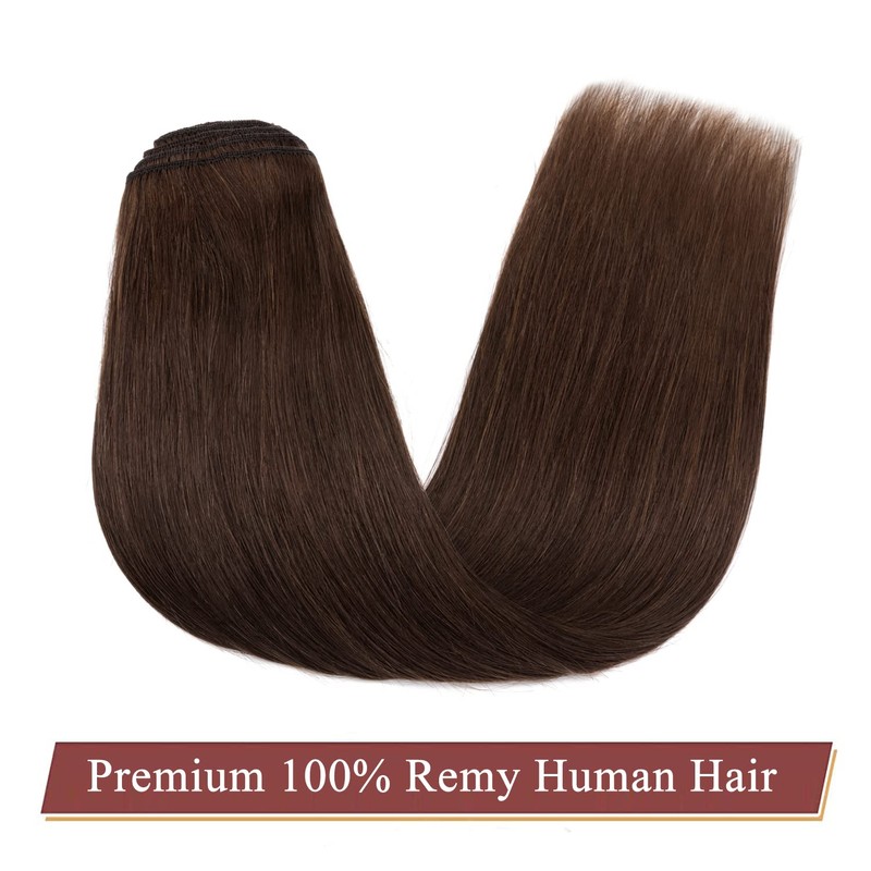 MY-LADY Clip in Hair Extensions Human Hair Thick 150g 20