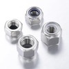 Wensilon(50pcs) 1/4-20 Self Clinching Nuts 304 Stainless Steel Self-Lock Nylon