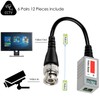 Baolongking 6 PAIRS (12 Pcs) Mini CCTV BNC Video Balun