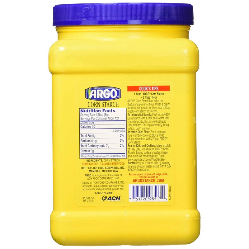 ARGO Cornstarch, 35 oz, 4 Pack