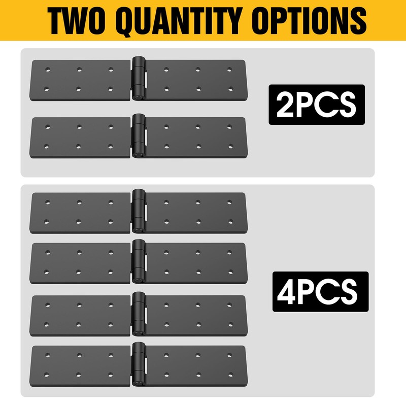 Heavy Duty Folding Butt Hinges,Table Flat Hinges Heavy Duty,270 Degree