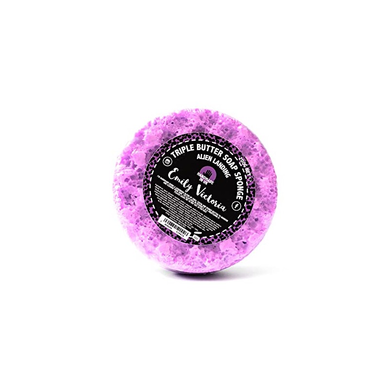 Emily Victoria Triple Butter Soap Sponge - Alien Landing Floral