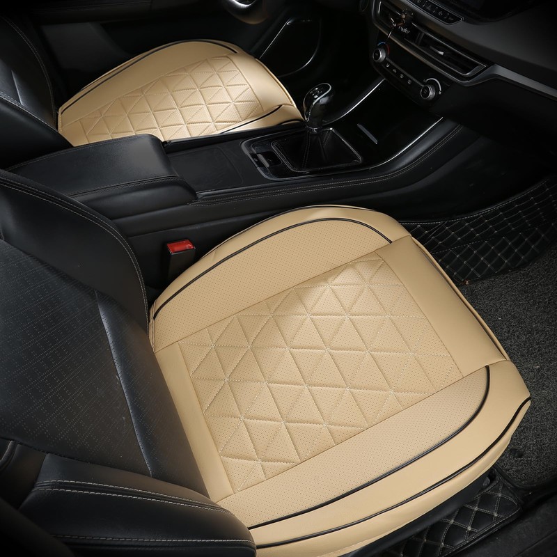 WinxMatrs Leather Front Car Seat Cover - Bottom Car Seat
