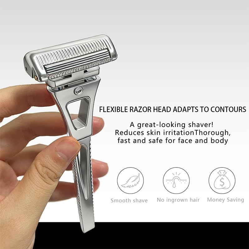Silver Premium Men's Razor,Men's premium gift