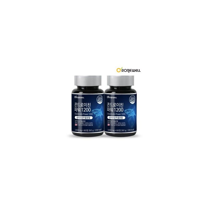 Roniwell Chondroitin Power 1200 60 tablets x 2 / 로니웰