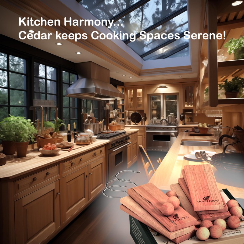 Vivenzia Cedar Blocks for Closet -25 pcs (15 Hang-ups &