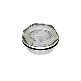 Elesa Oil Sight Glass with 22 mm Opening and M30 x 1.5 Thread, without Reflector