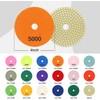 iMetrx 21Pack Diamond Polishing Pads 4" Wet Dry (Grits 30#-10000#)