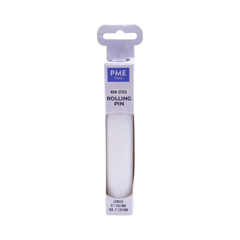 PME PP85 Non-Stick Polyethylene Rolling Pin 15 cm (6-Inches)
