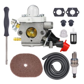 Carburionix C1M-S207A FS56RC FS56 Carburetor Kit for Stihl C1M-S207 FS 56 RC 56RC FS56R FS40 FS50 FS56 FS70 FS70R FS70RC KM56 KM56RC Trimmer Weed Eater Carb replace OEM 4144-120-0603 4144-120-0600