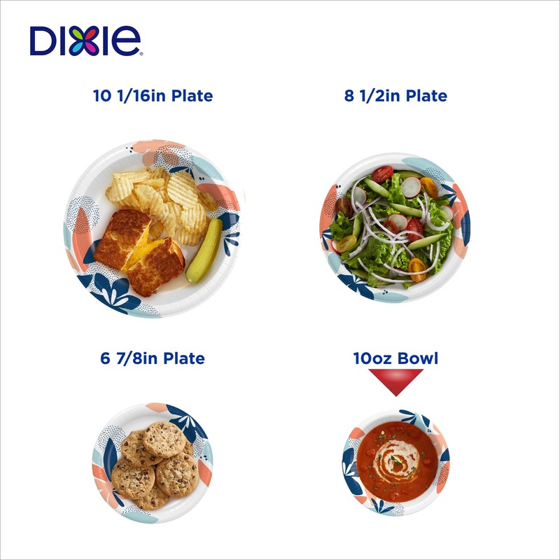 Dixie Dixie® 10 OUNCE PAPER BOWLS, 72 COUNT (Pack of