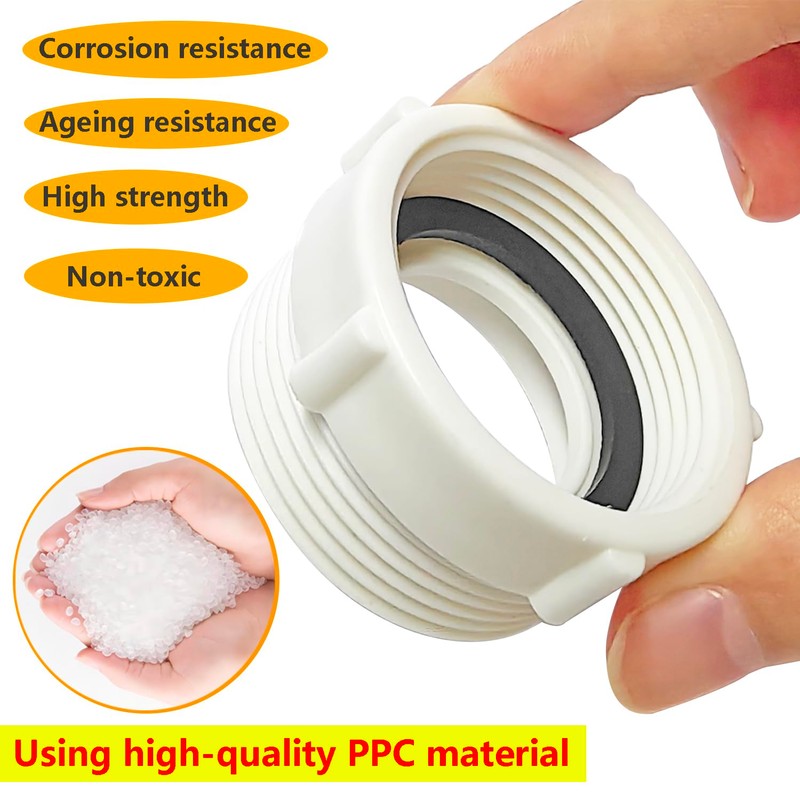 Qrity 1PCS Kitchen Sink Waste Pipe Fitting 39mm Female Thread