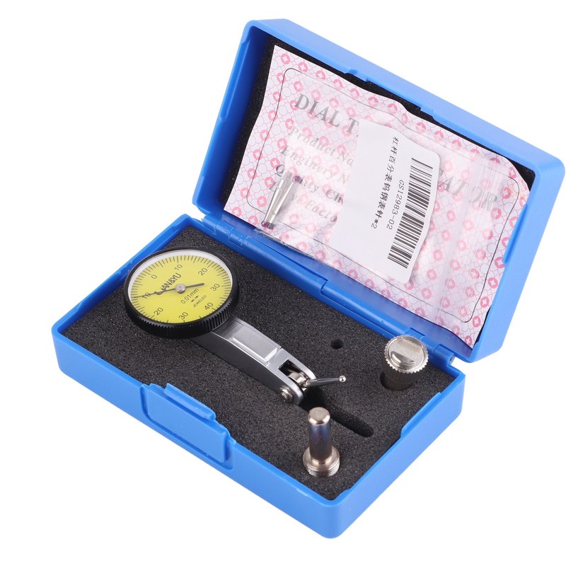 0‑40‑0 0.01mm Precision Metric Dovetail Rails Dial Test Indicator with