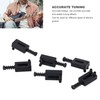 6 Pcs Electric Guitar Bridge Saddle Standard Zinc Alloy Guitar