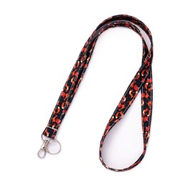 Fox Lanyard ID Holder Cotton Fabric Preschool Lanyard Teacher Gift Employee Gift for Your Boss (Fox)