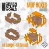 Green Stuff World For Models & Miniatures Rectangular MDF Boxes