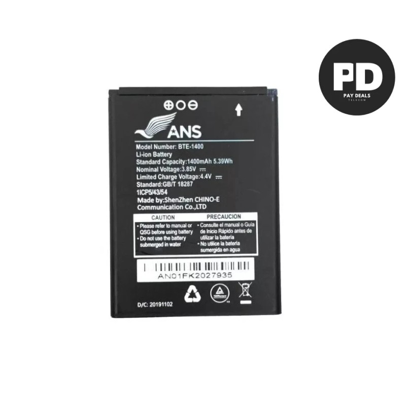 ANS New OEM Original Genuine ANS F30 BTE-1400 Battery 1400mAh