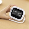 CLSSLVVBN Digital Display Vibration Bed Clock for Student Dormitory with
