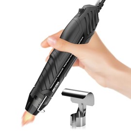 Mini Heat Gun, 2-Temp Settings 482℉ & 662℉（250℃& 350℃), 6.6FT Long Cable Fast Heat Hot Air Gun Tool with Reflector Nozzle, Overload Protection for Crafting (Mini Heat Gun)