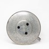 Boston Warehouse 35627 - Taza y platillo, metal galvanizado