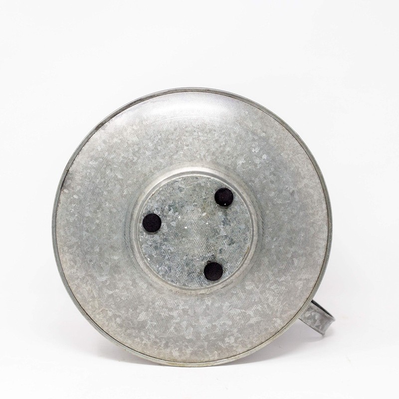 Boston Warehouse 35627 - Taza y platillo, metal galvanizado