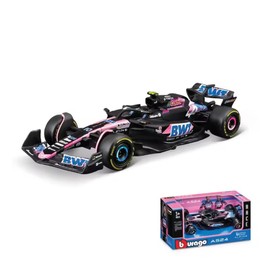 HTLNUZD Bburago 1:43 2024 New F1 BWT Alpine A524#10 Pierre Gasly Alloy Racing Car 1/43 Formula One Model Car Die Cast Adult Collection Vehicles Gift (Color box version)