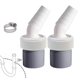 Dishwasher and Washing Machine Drain Adapter with Outlet for Pipe Diameter 40 mm and Input Diameter 19-23 mm, Washing Machine Dishwasher Connection Drain Hose Adapter Drain Hose End Piece