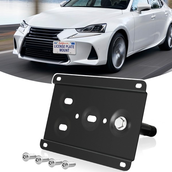 License Plate Holder Front License Plate Bracket No Drill Tow