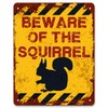 Print Crafted - Beware Of The Squirrel | Vintage Metal