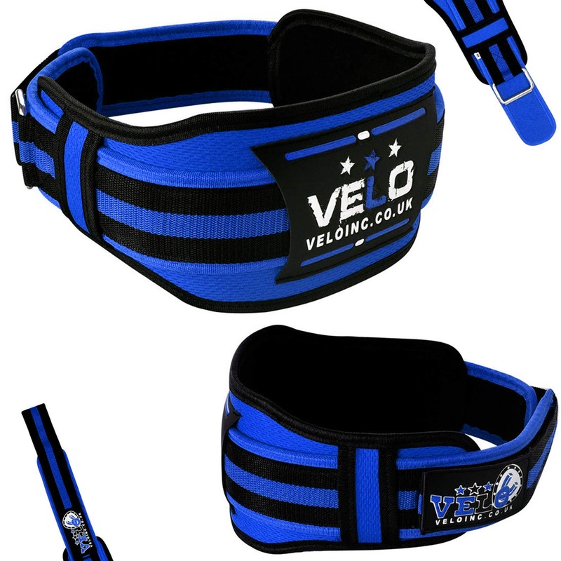 VELO Weight Lifting Belt 4" Inch Neoprene Lower Back Support