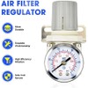 TAILONZ PNEUMATIC Air-Compressor Accessories 1/4 Inch BSP Pressure Regulator for