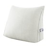 Johnear Triangular Headboard Pillow Daybed Wedge Pillow Cotton Linen Large