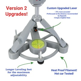 Laser Alignment and Leveling Stand Compatible with Rapsodo MLM2PRO - V2 Heat Proof Design