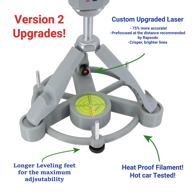 Laser Alignment and Leveling Stand Compatible with Rapsodo MLM2PRO -