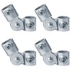 GBGS 4 Pack Swivel Socket Clamps,Fits 3/4" Nominal Structural Pipe(Actual