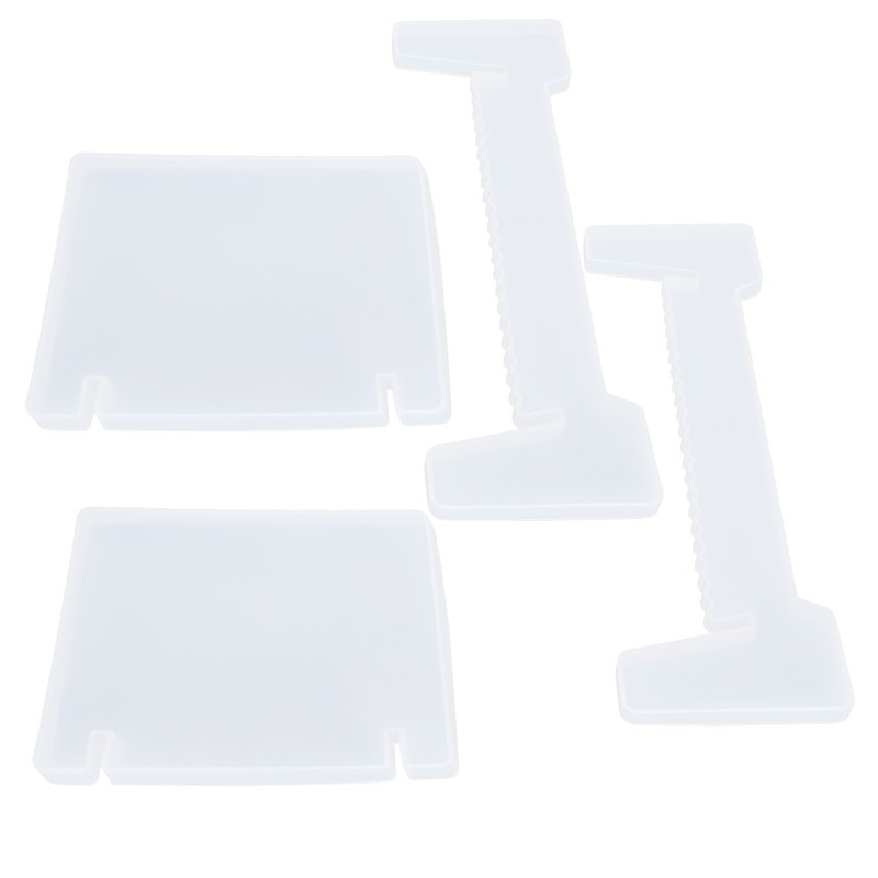 Crystal Epoxy Storage Shelf Mold Desktop Clear Silicone Die DIY