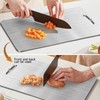 Bzzerumy 26 x 14 cm Titanium Chopping Board, High-Quality Titanium
