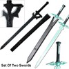 Top Swords Sword Art Online Kirito Sword Set Elucidator/Dark Repulsor v2 (HK-3025 HK-026-2)