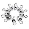 24 Pcs Set of Curtain Clips, Stainless Steel Curtain Hooks,