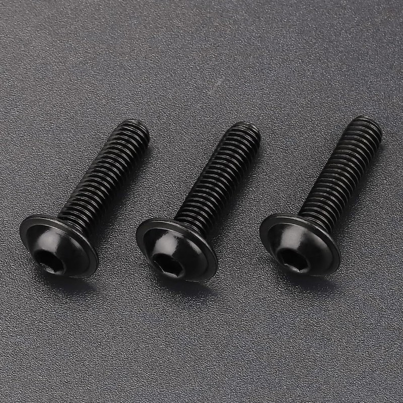 M5-0.8 x 20mm (50 Pack) Flanged Button Head Socket Cap