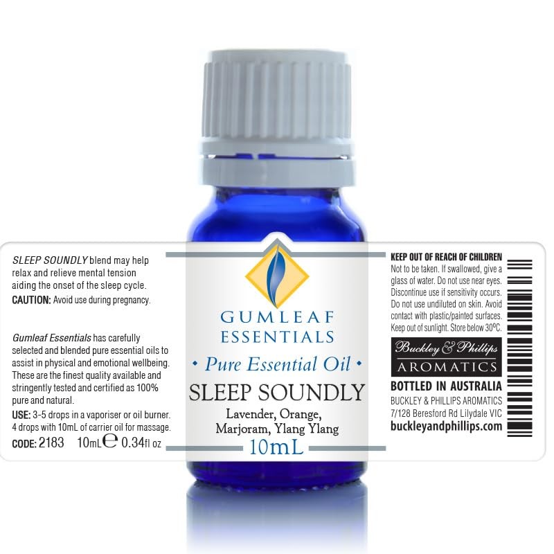 Gumleaf Essentials Sleep Soundly Essential Oil Blend - 10ml, Cruelty