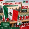 100pzs Banderas México Tela Mini Bandera Mundial Futbol 2026