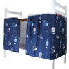 Dorm Bottom Bunk Bed Curtains Privacy Curtains 350g Dustproof Breathable