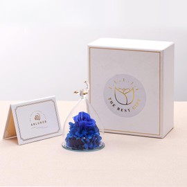 Geburtstagsgeschenke für Frauen, konservierte, langlebige echte Blumen, Rosengeschenke in Glasfiguren mit Sternzeichen, Skorpion-Rosengeschenk für Mama, Oma, Ehefrau, Hochzeitstag für sie (Skorpion)