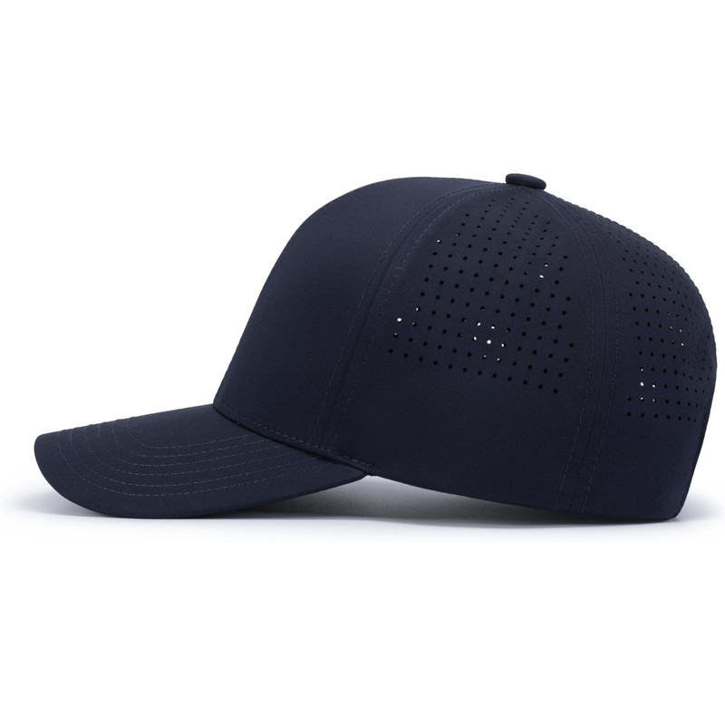Pacific Headwear Lightweight Perforated Snapback Navy